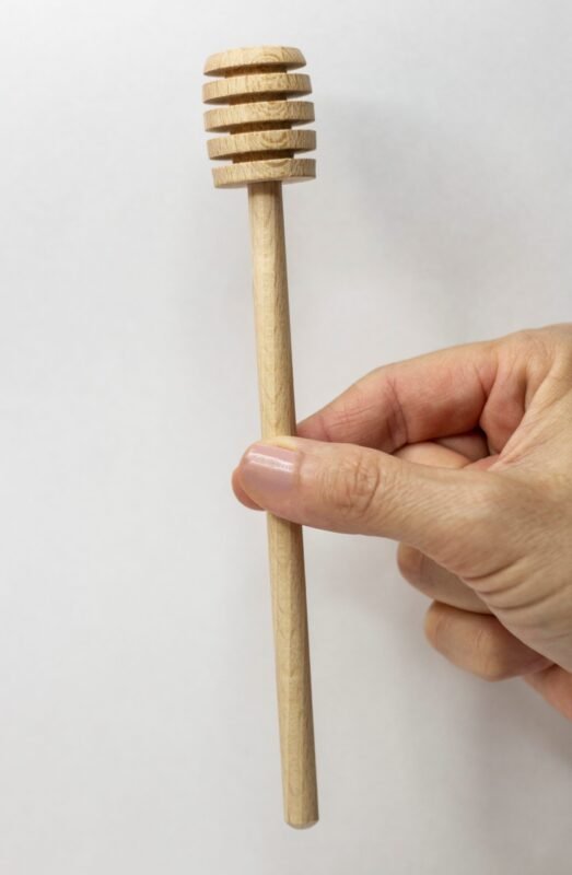 cuchara de madera para miel